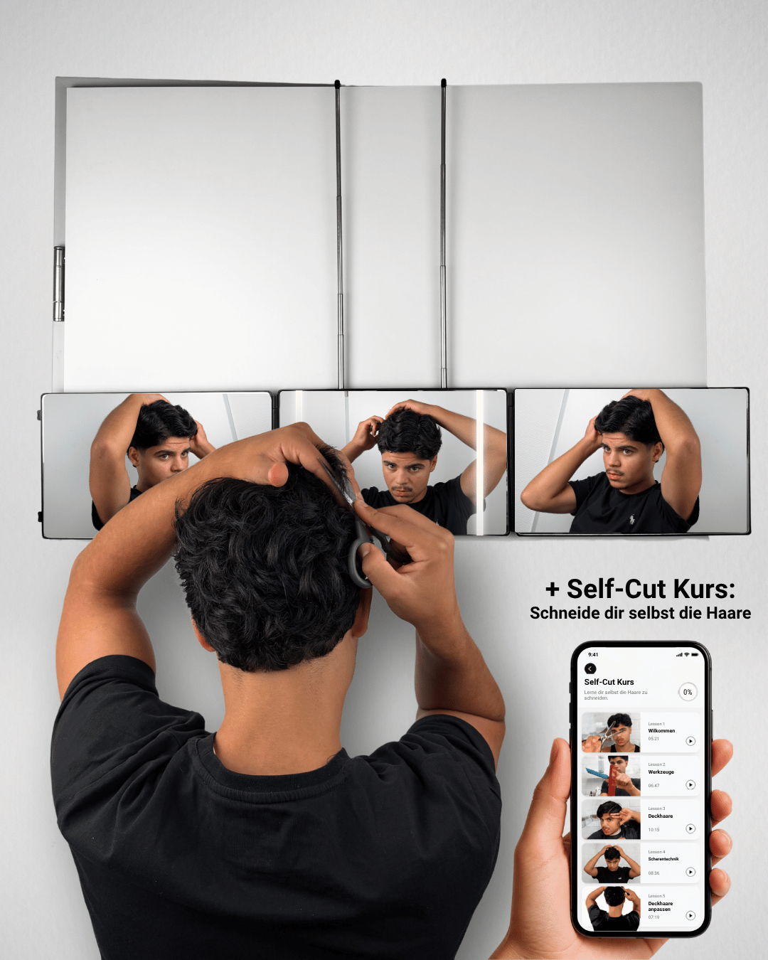 47Cut Selfcut Spiegel + Selfcut Kurs